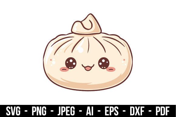 Download Charming Dumpling Vector SVG - Charming Collection