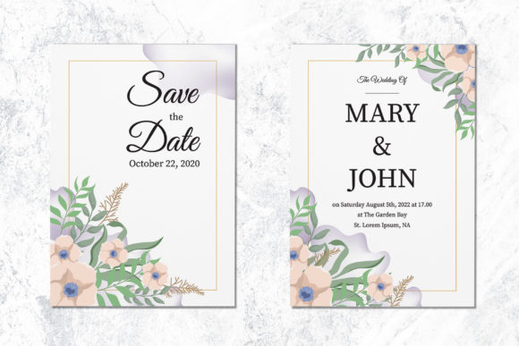Download Wedding Invitation Card Pink Floral - Premium Resources